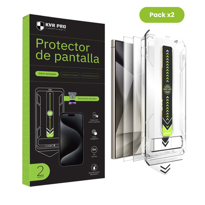 KVR PRO™ | Vidrio Templado Samsung Galaxy S Pack x2